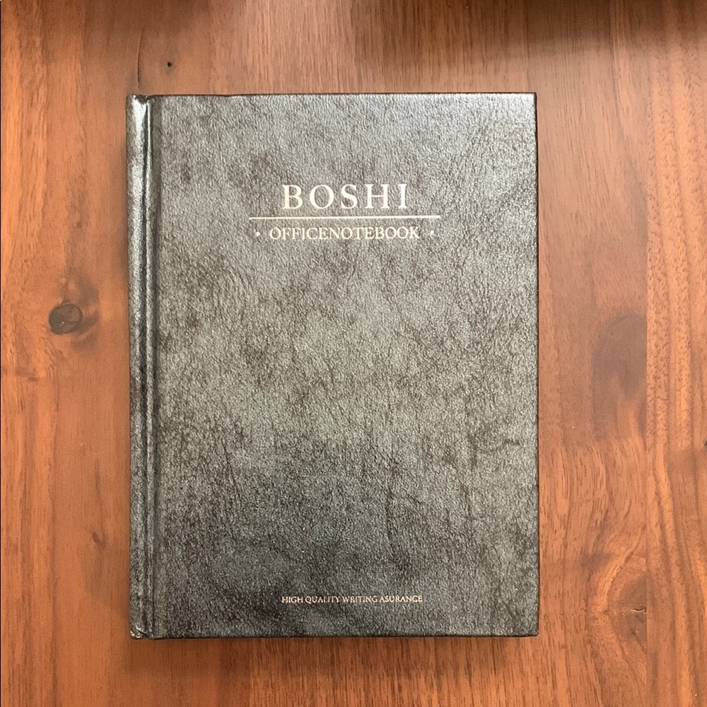 Very nice quality Boshi office notebook 107mm * 142mm 96 pages
